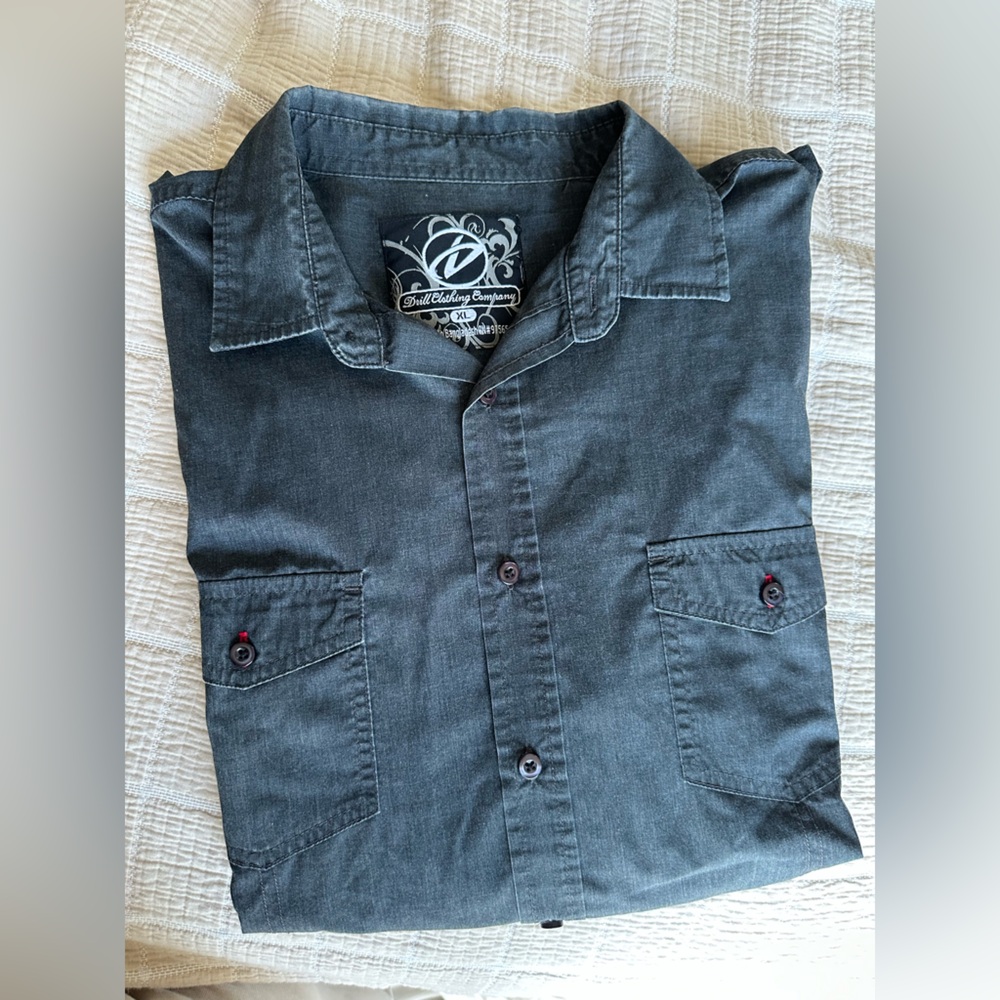 Black Button-Up Shirt